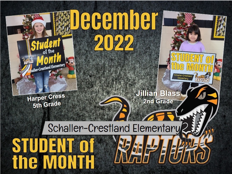 S-C Elementary Students of the Month