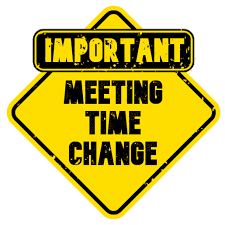School board meeting time change