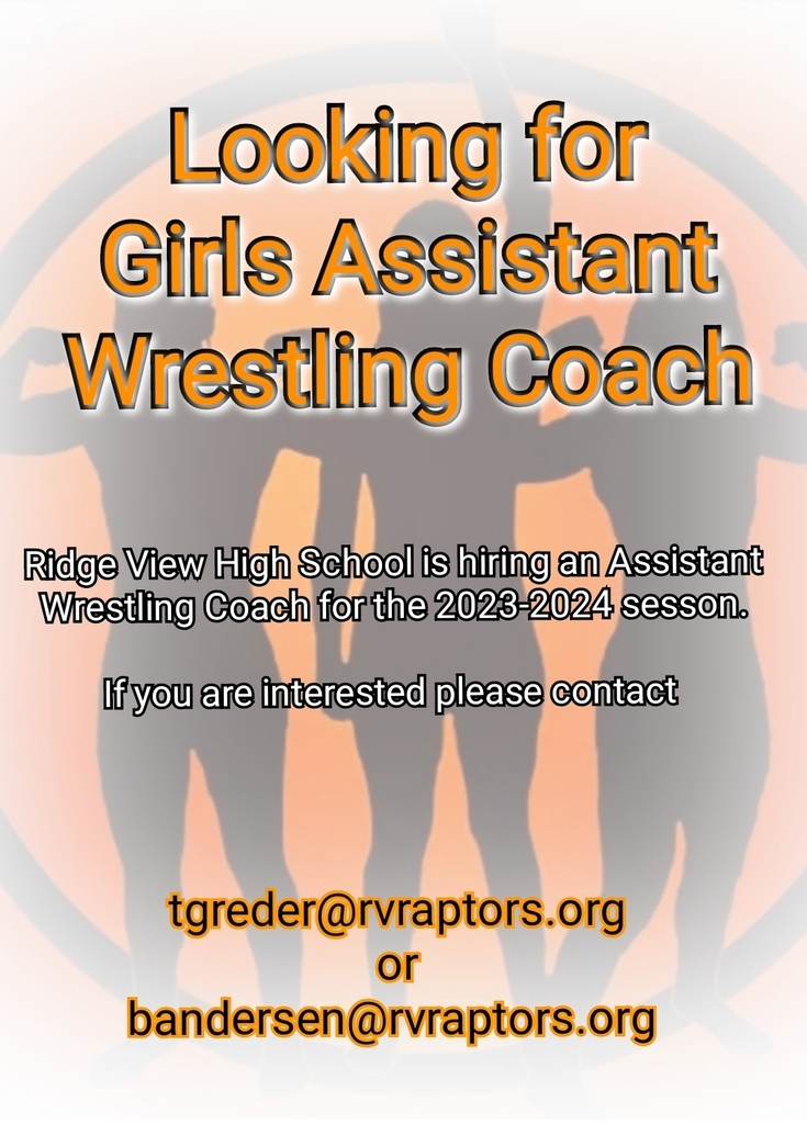 Asst girls wrestling coach